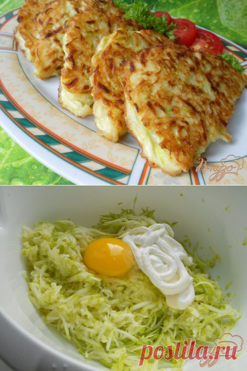 Кабачковые пирожки с мясом