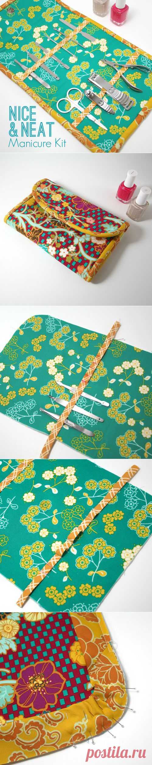 Fat Quarter Gang - Nice & Neat Manicure Kit by I Heart Linen  - Art Gallery Fabrics - The Creative Blog