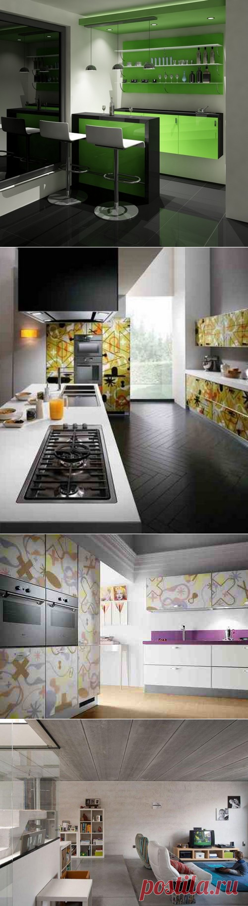 Кухонные фасады: выбор материалов и стиля