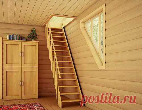 Как сделать деревянную лестницу?