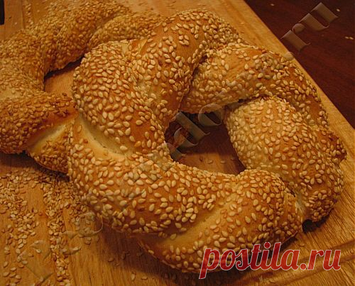 Турецкие бублики (Simit).