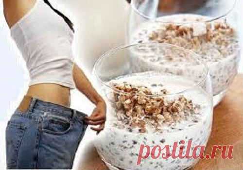 Гречка с кефиром для похудения на завтрак, натощак, диета