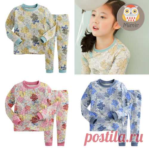 Korea 2pcs Baby Infant Toddler Kid Girl's Clothes Sleepwear Pyjama Set "Amber" | eBay