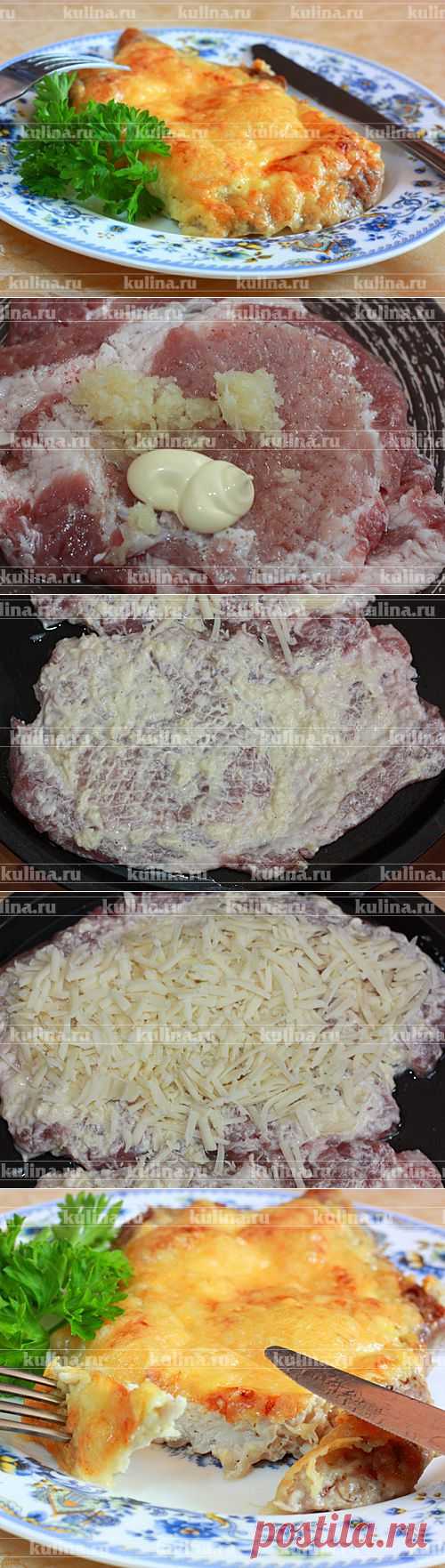 Карбонат в духовке с чесноком и сыром – рецепт приготовления с фото от Kulina.Ru