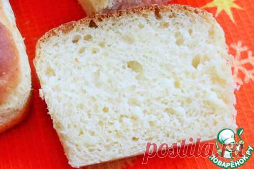 Белый хлеб на сыворотке - кулинарный рецепт
