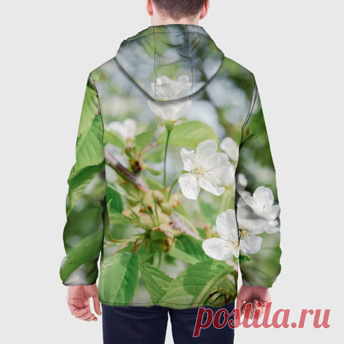 Мужская куртка 3D Цветущая ветка вишни, фото - купить по цене 6700 руб в интернет-магазине Всемайки, арт 3652995