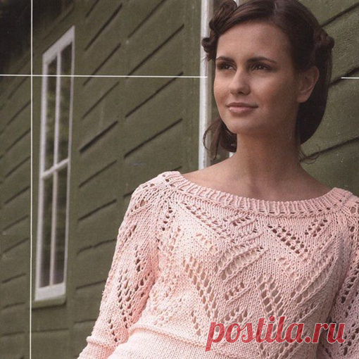 Ажурный свитер спицами с круглой горловиной.
Этот изящный удлиненный свитер спицами из мягкой хлопковой пряжи с рукавом три четверти — вызов даже опытным рукодельницам. Широкая планка, связанная фигурной резинкой, и ажурная кокетка разделены фрагментом чулочной вязки.
Вам понадобятся:
Показать полностью...