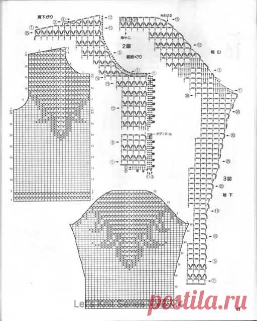 Женские рубашки крючком филейным вязанием – 5 схем узоров с описанием
