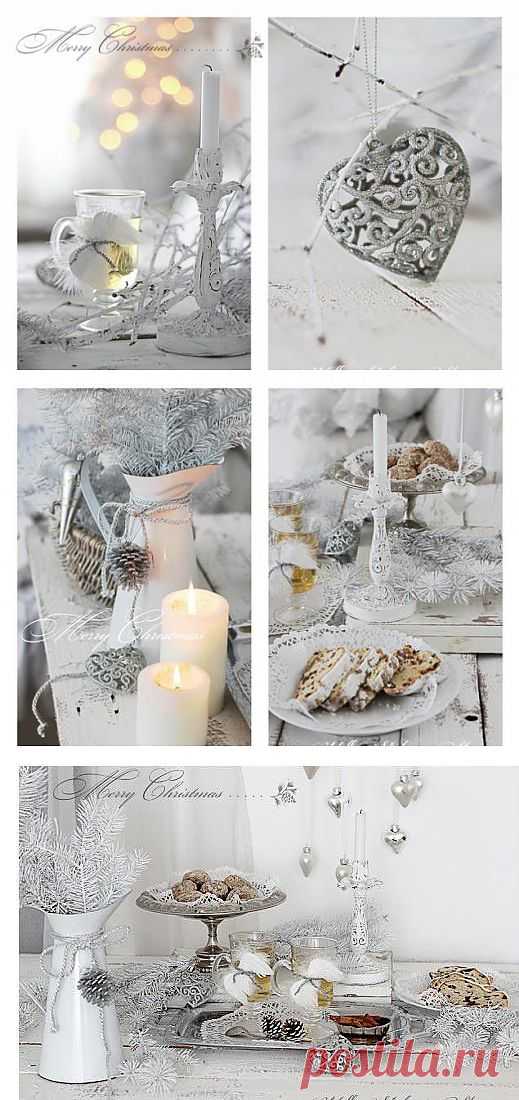 Рождество в белых тонах - Ярмарка Мастеров - ручная работа, handmade