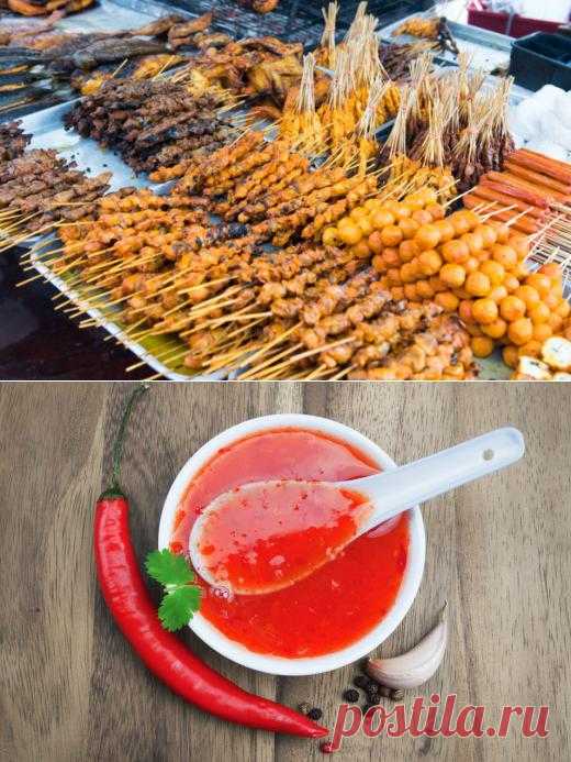 РЕЦЕПТЫ: Тайские шашлычки и сладкий соус чили | Лайфхакер