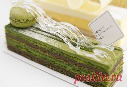 «Заядлым» сладкоежкам: торт «Опера» — легендарный французский десерт — Вкусные рецепты