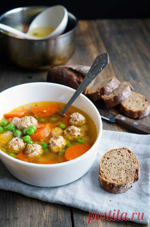 Прозрачный суп с куриными фрикадельками | Andy Chef (Энди Шеф) — блог о еде и путешествиях, пошаговые рецепты, интернет-магазин для кондитеров |
