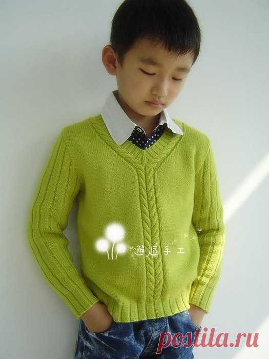 Вязаный джемпер для мальчика. Вязаный кардиган спицами для мальчика Вязаный джемпер для мальчика. Вязаный кардиган спицами для мальчика