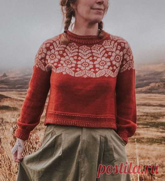 Вязаный пуловер AutumnAlpine