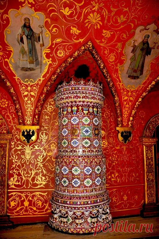 Inside The Terem Palace. Russian mosaic oven, Moscow Kremlin  |  Pinterest • Всемирный каталог идей