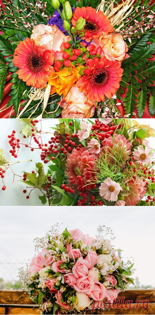 Как составить букет из живых цветов: главные принципы и правила флористики