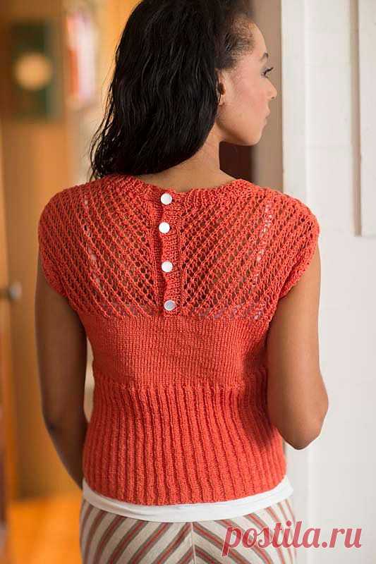 Кофточка Eva’s Blouse, Interweave Knits, весна 2013