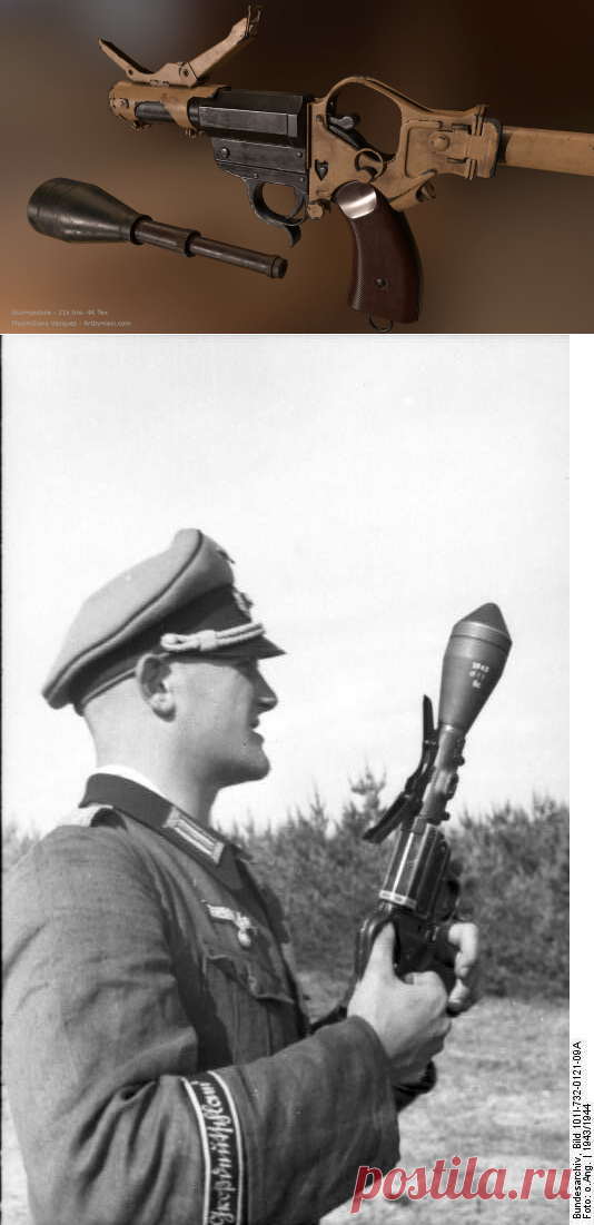 Мощнейший немецкий пистолет, который уничтожал Т-34 | Записки оружейника | Яндекс Дзен