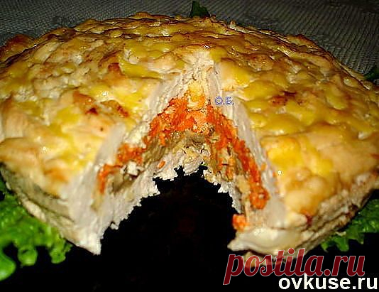 Мясной пирог "Чайная роза" - Простые рецепты Овкусе.ру