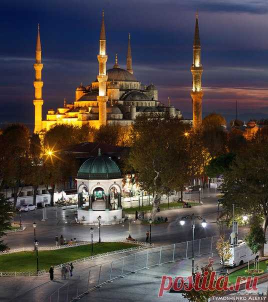 Голубая мечеть или Мечеть Султанахмет, Стамбул. Автор фото — Алексей Тимошенко: