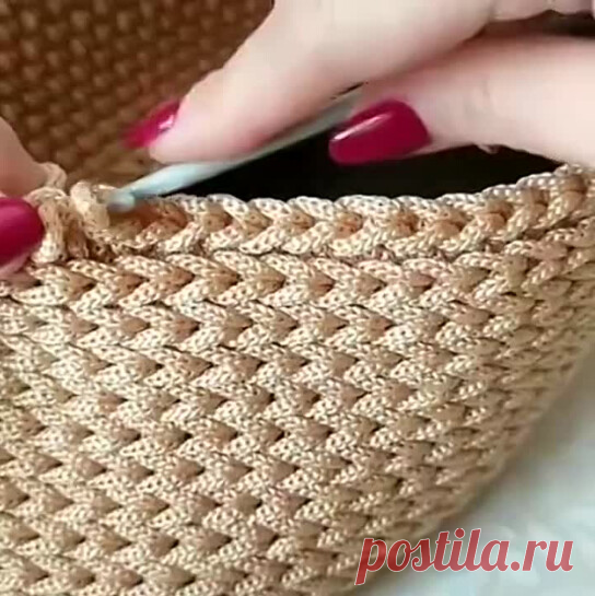 Отличная техника вязания крючком