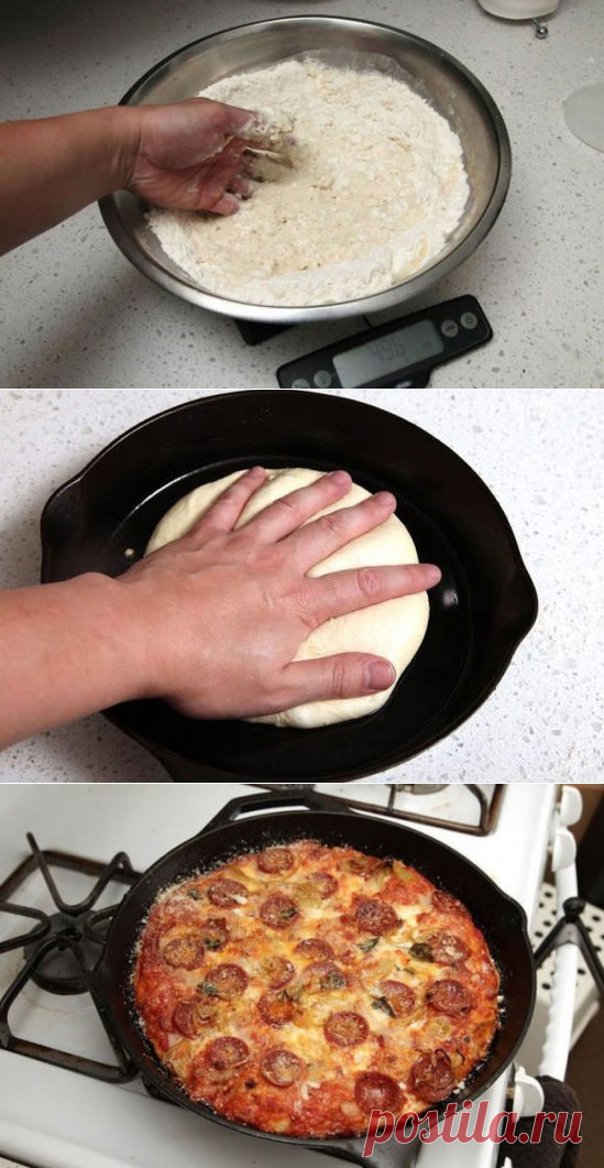 Как приготовить пиццу, не замешивая тесто