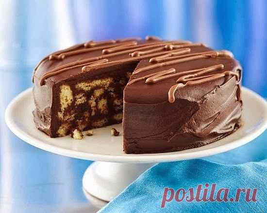 шеф-повар Одноклассники: Шоколадный торт из печенья