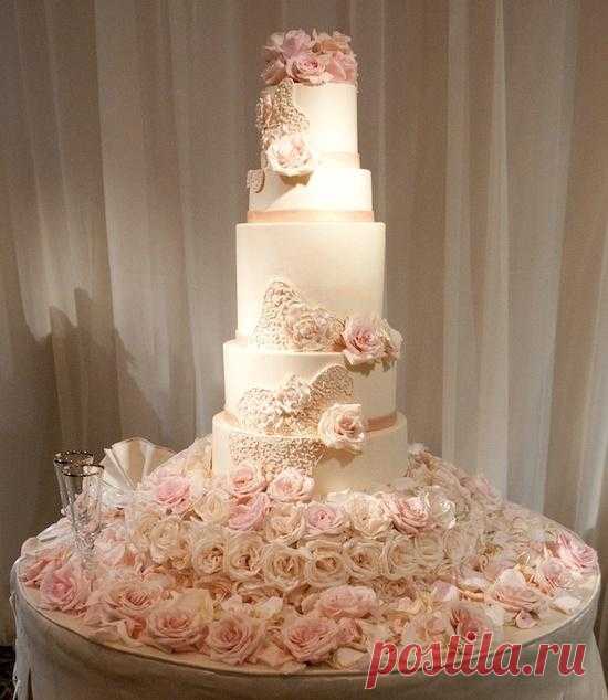 Fondant Cake - Cake Via Inside Weddings #2049916 - Weddbook