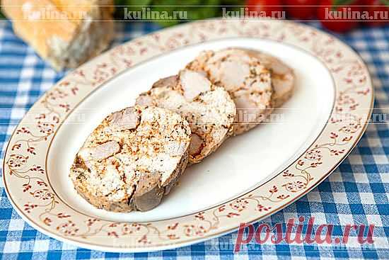 Рулет из курицы с печенкой – рецепт приготовления с фото от Kulina.Ru