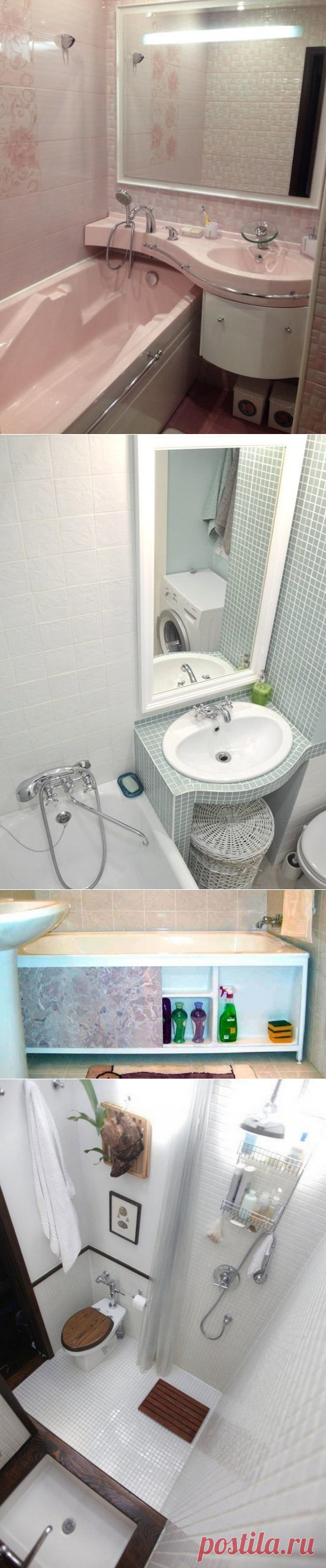 Полезные идеи для 2 м², которые помогут превратить крохотную ванную в райское место