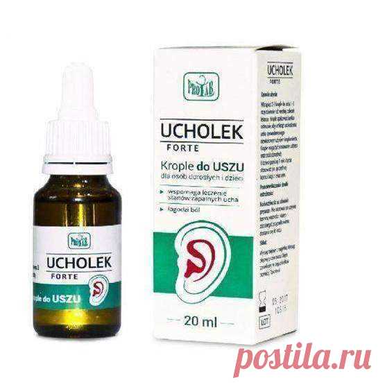 Ucholek Forte ear drops 20ml, middle ear infection UK Ucholek Forte ear drops 20ml, middle ear infection I online shopping from Prolab