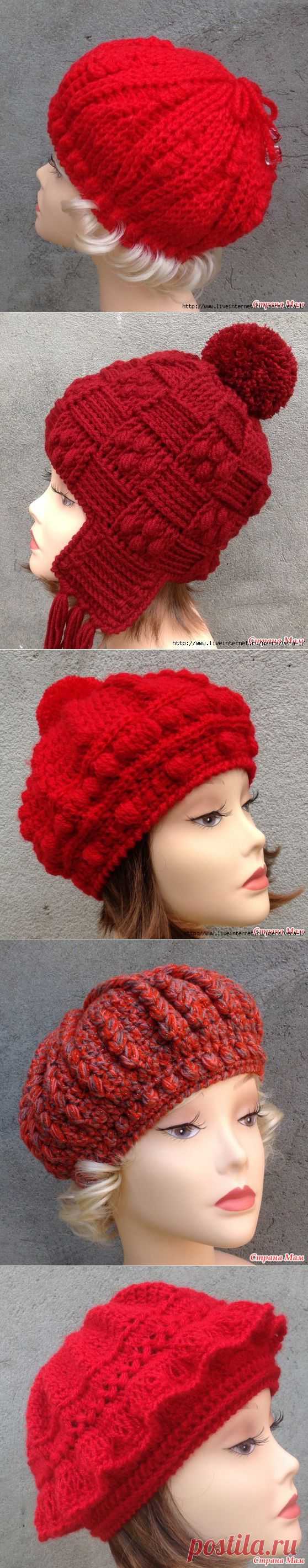 Красные шапочки от Марины Феддер