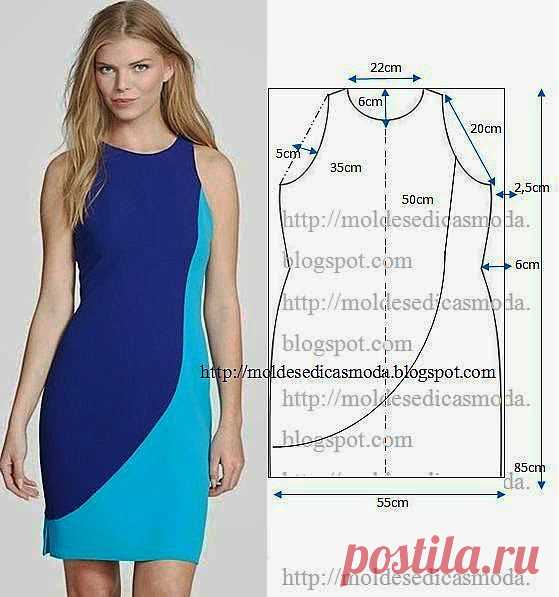 Moldes Moda por Medida: VESTIDO FÁCIL DE FAZER - 7