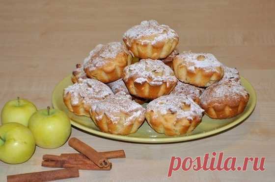 Сочные яблочные кексы - Кулинарный рецепт - Повар в доме