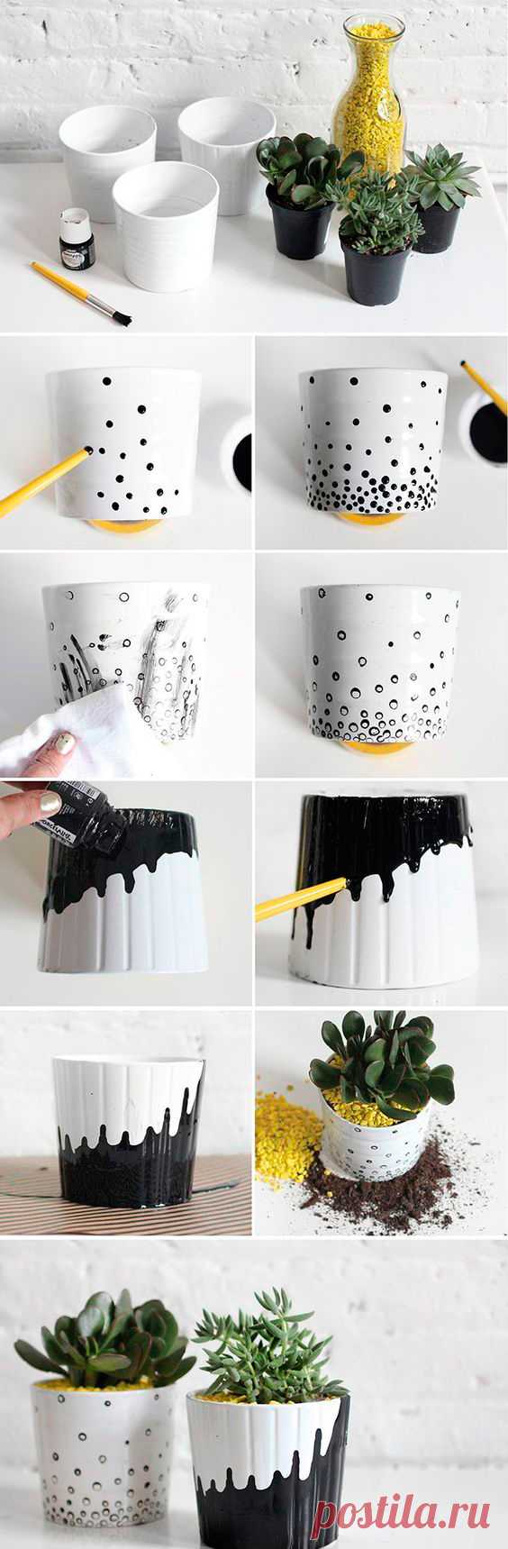 Как украсить вазон своими руками: 8 идей с фото пошагово - Smak.ua
