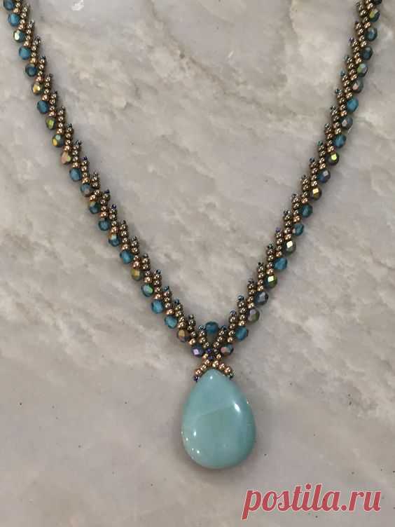 (488) Pinterest - Pretty beaded necklace | Bead Tutorials