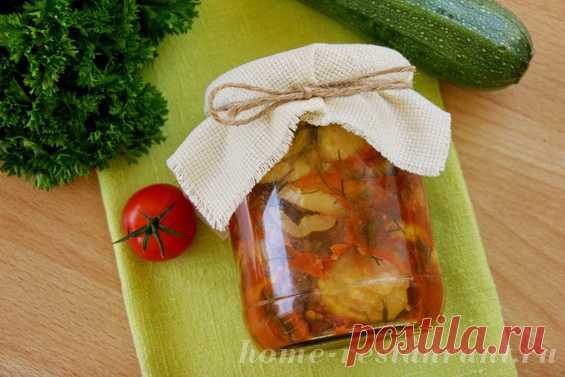 Жаренные кабачки на зиму в томатном соусе | Домашний Ресторан
