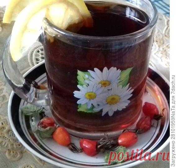 Чай с шиповником и травами - пошаговый рецепт приготовления с фото