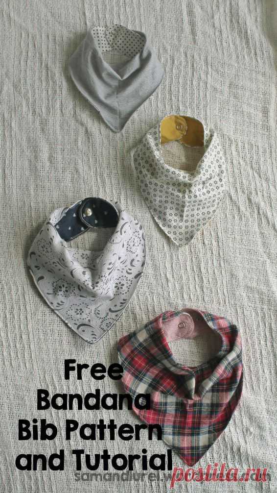 Free Bandana Bib Pattern |