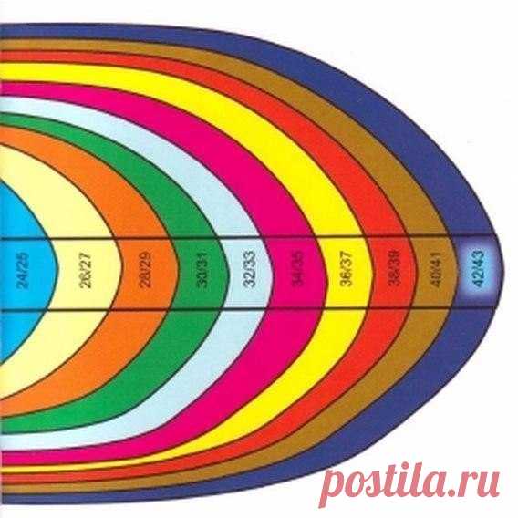 ​Общие правила вязания носков. Таблица размеров из категории Интересные идеи – Вязаные идеи, идеи для вязания