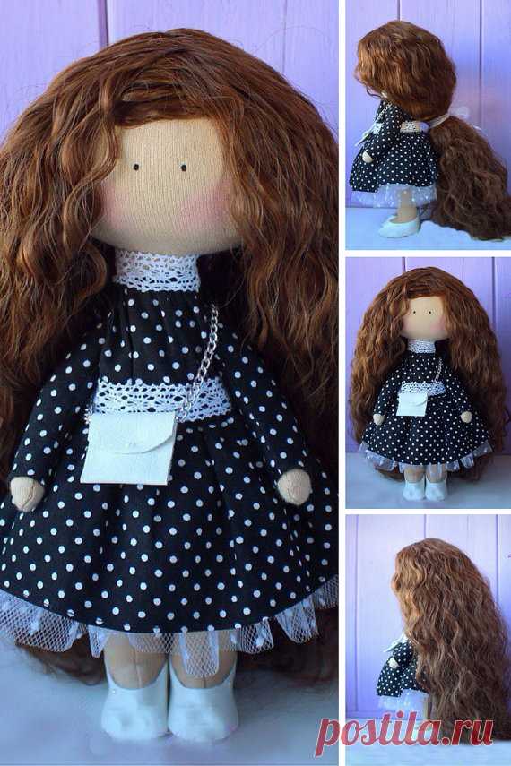 Teenager doll Handmade doll Rag doll Tilda by AnnKirillartPlace