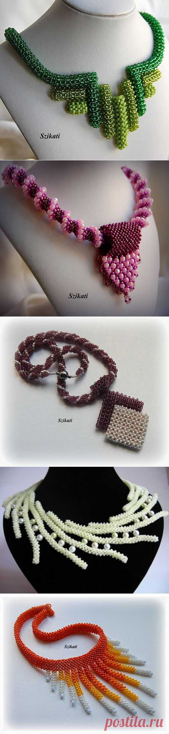 Жгуты и ожерелья из жгутов от Szikati - Рукоделие