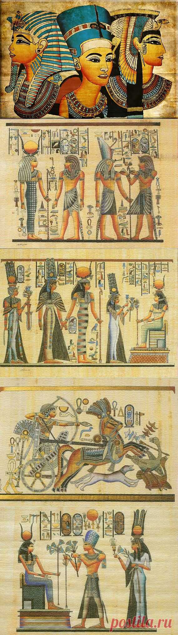 Древнеегипетское- папирусное...для декупажа и тп.