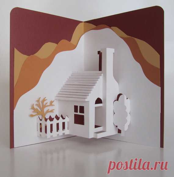 Home Pop-Up 3D Card Home Décor Origamic Architecture от BoldFolds