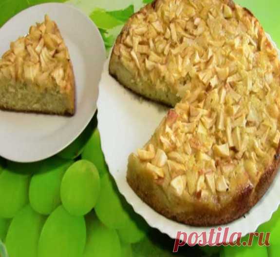 Готовим пирог с яблоками на кефире - пошаговый рецепт с фото
