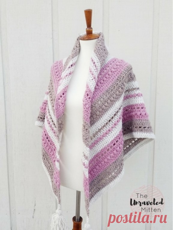 ШАЛЬ WHAT YOU LOVE SHAWL (Вязание крючом) – Журнал Вдохновение Рукодельницы