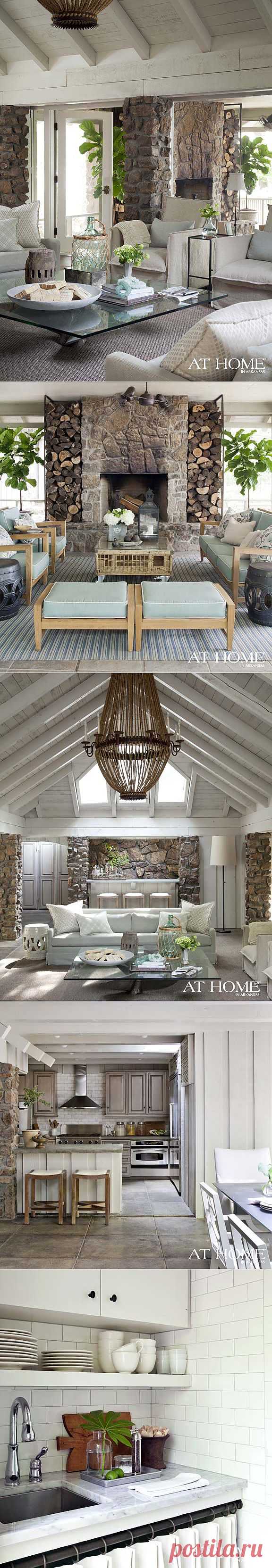 Великолепный дом у озера для семейного отдыха (дизайнер Heather Chadduck) / Дизайн интерьера / Архимир