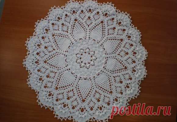 Красивое вязание | Салфетка «Doily»