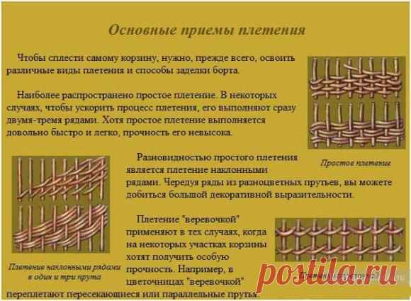 Плетение корзин, мастер класс.Основные приемы / Плетение из газет, поделки из газетных трубочек - мастер классы для начинающих, видео / КлуКлу. Рукоделие - бисероплетение, квиллинг,  крестом, вязание