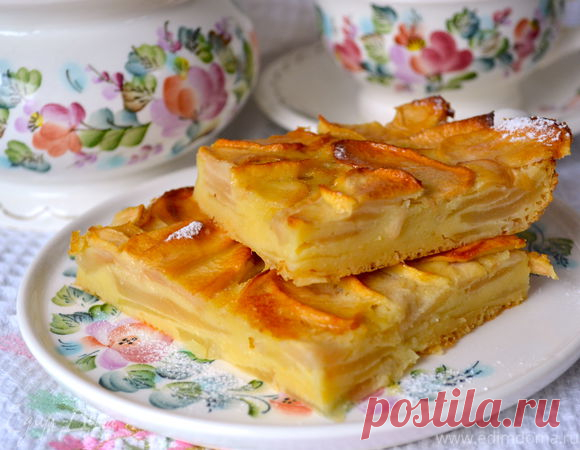 Французский яблочный пирог (Gâteau invisible aux pommes) | Официальный сайт кулинарных рецептов Юлии Высоцкой